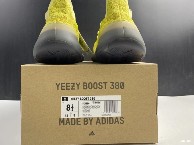 GLOW ADIDAS HYLTE YEEZY 380 BOOST FZ4990 0719